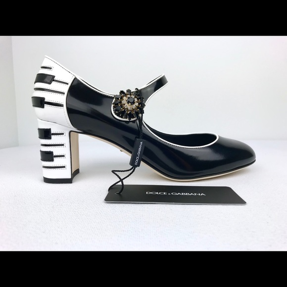 ❤️Host Pick❤️ Dolce Gabbana Black White Piano Shoe - Picture 3 of 8